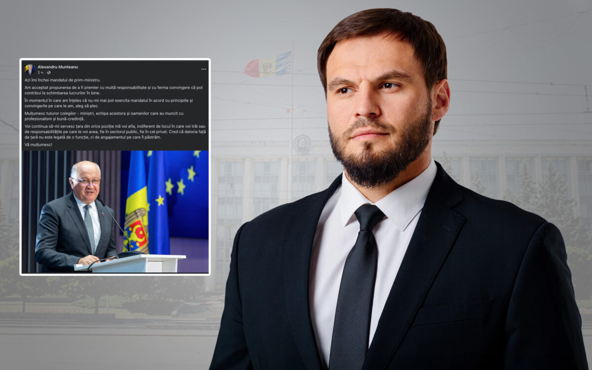 Вот и закончилась эпопея премьер-министра с украинским следом — Мунтяну ушёл в отставку.